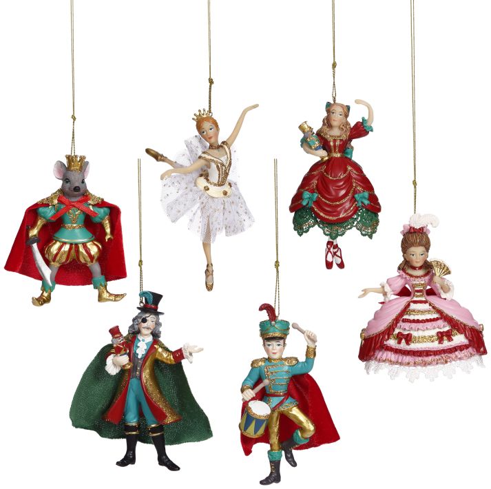 Storybook Ornament, Assortment of 6 - 4-5 Inches - Official Mark ...
