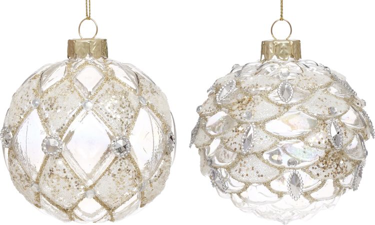 Heirloom Ball Ornament, Assortment of 2 - 3 Inches - Official Mark ...